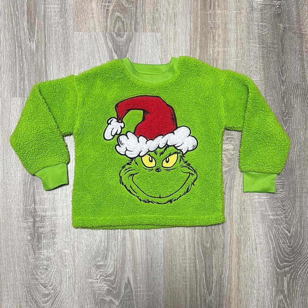 Green Grinch Sherpa Sweater